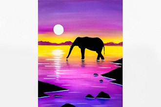 Paint Nite: Wading Elephant